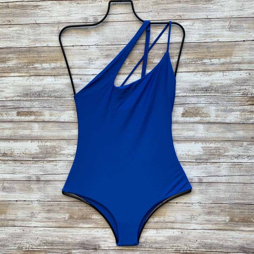 Mikoh Swim Iris PAHOA One Shoulder One Piece